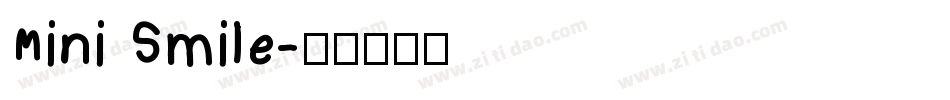 Mini Smile字体转换